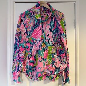 Lilly Pulitzer RARE 🦄 Gumbo Limbo Print / Cowl Neck